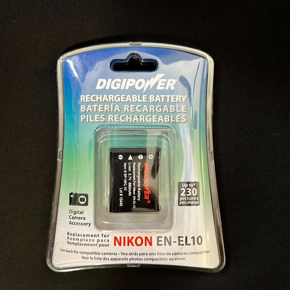 Digipower Rechargeable Battery for Nikon EN-EL10